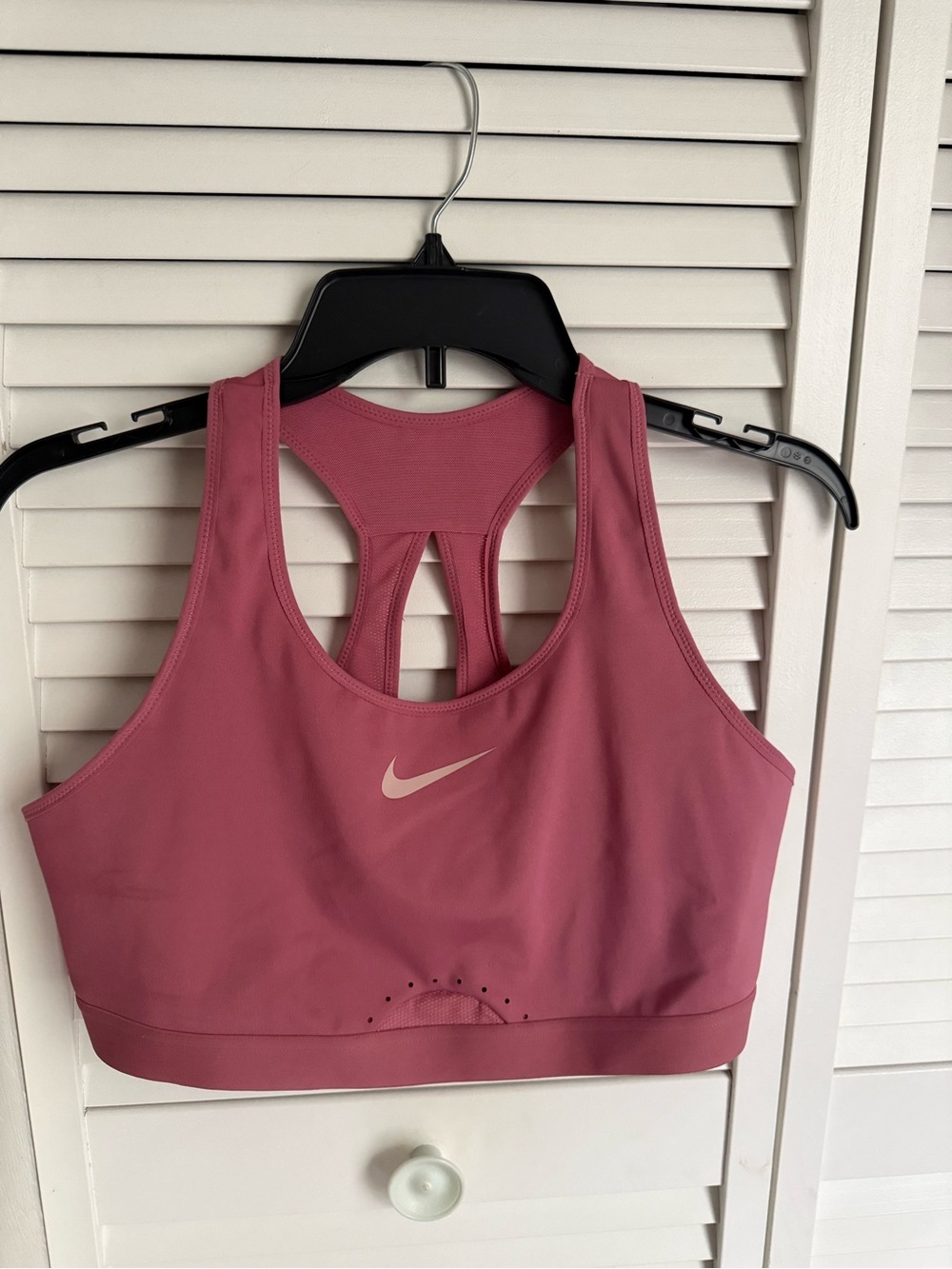 Nike Rose Pink Racerback Medium-Support Sports Bra